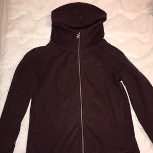 Lululemon maroon size 12 scuba jacket